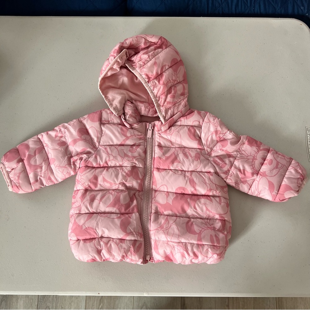 GAP Pink Disney Minnie Mouse Baby Jacket